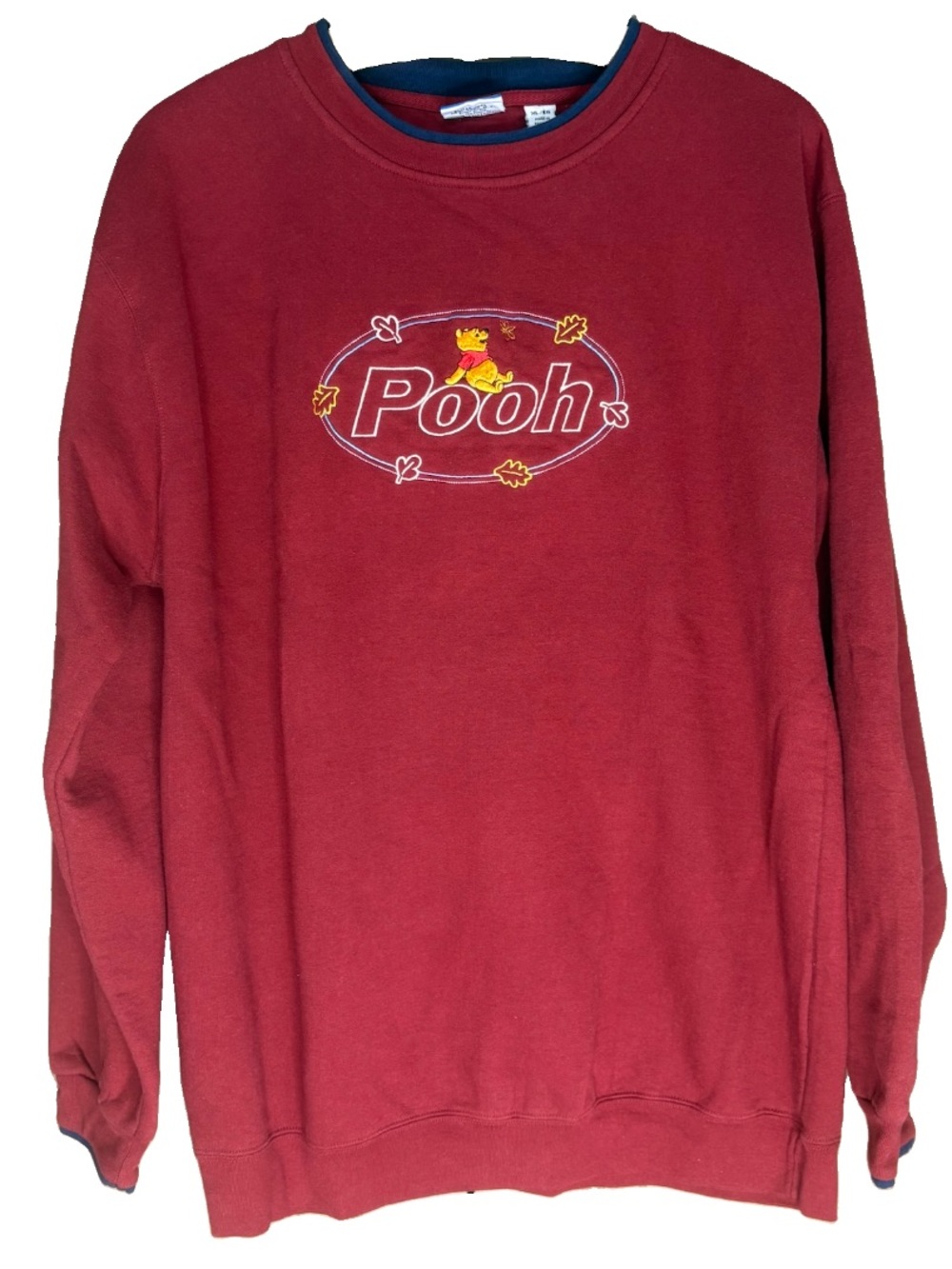 Vintage 90s Winnie the Pooh Red Leaf Sweatshirt